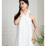 Vestido Halter Olivia Blanco