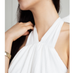 Vestido Halter Olivia Blanco